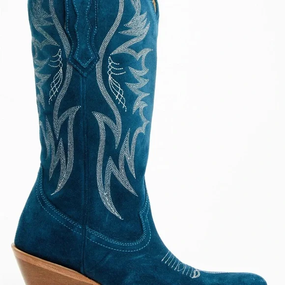 Idyllwind turquoise suede cowgirl boots - Picture 2 of 6
